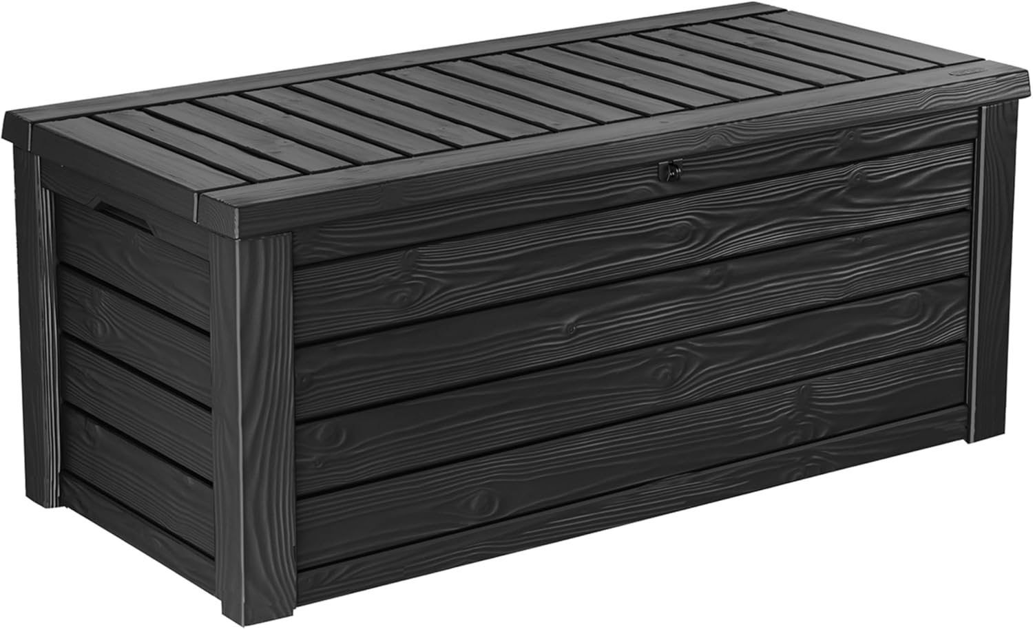 Westwood 150 Gal Outdoor Storage Box for Patio and Pool Accessories | Brown, Resin, Large, Weatherproof, Lockable, Hydraulic Pistons, Easy Assembly, Organization, Patio Cushions Storage
