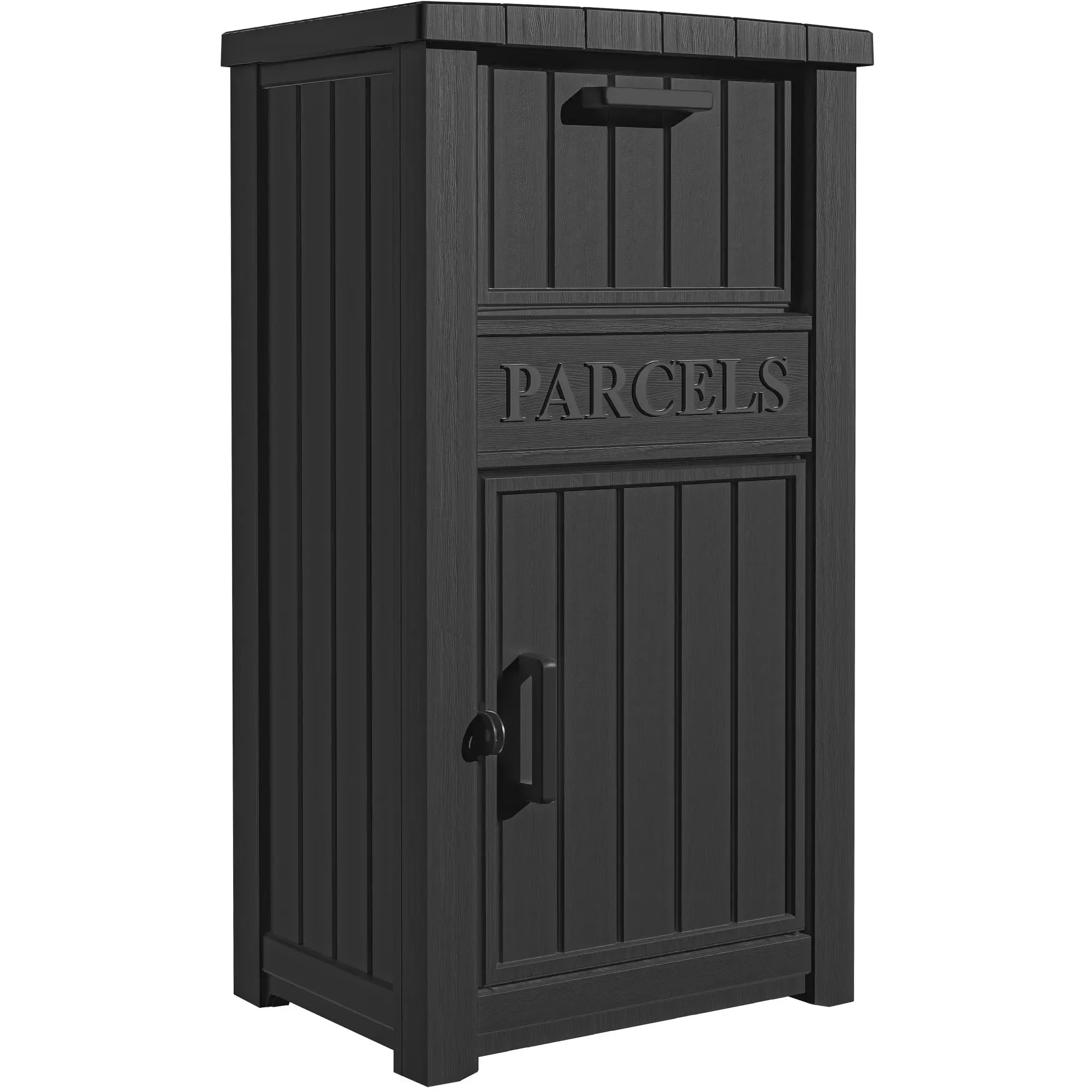 Lockable Secure Porch Delivery Box with Storage Compartment, Anti-theft and Waterproof Design, an Outdoor Storage Solution for Express Parcels and Takeout Delivery,Christmas gift
